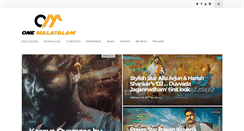 Desktop Screenshot of onemalayalam.com